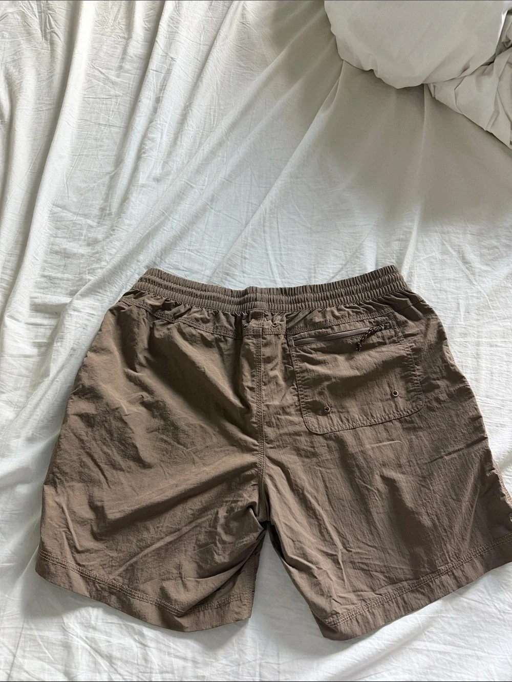 Howler Men’s Brown Swim Board Shorts with Drawstring